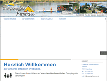Tablet Screenshot of camping-freyersee.de